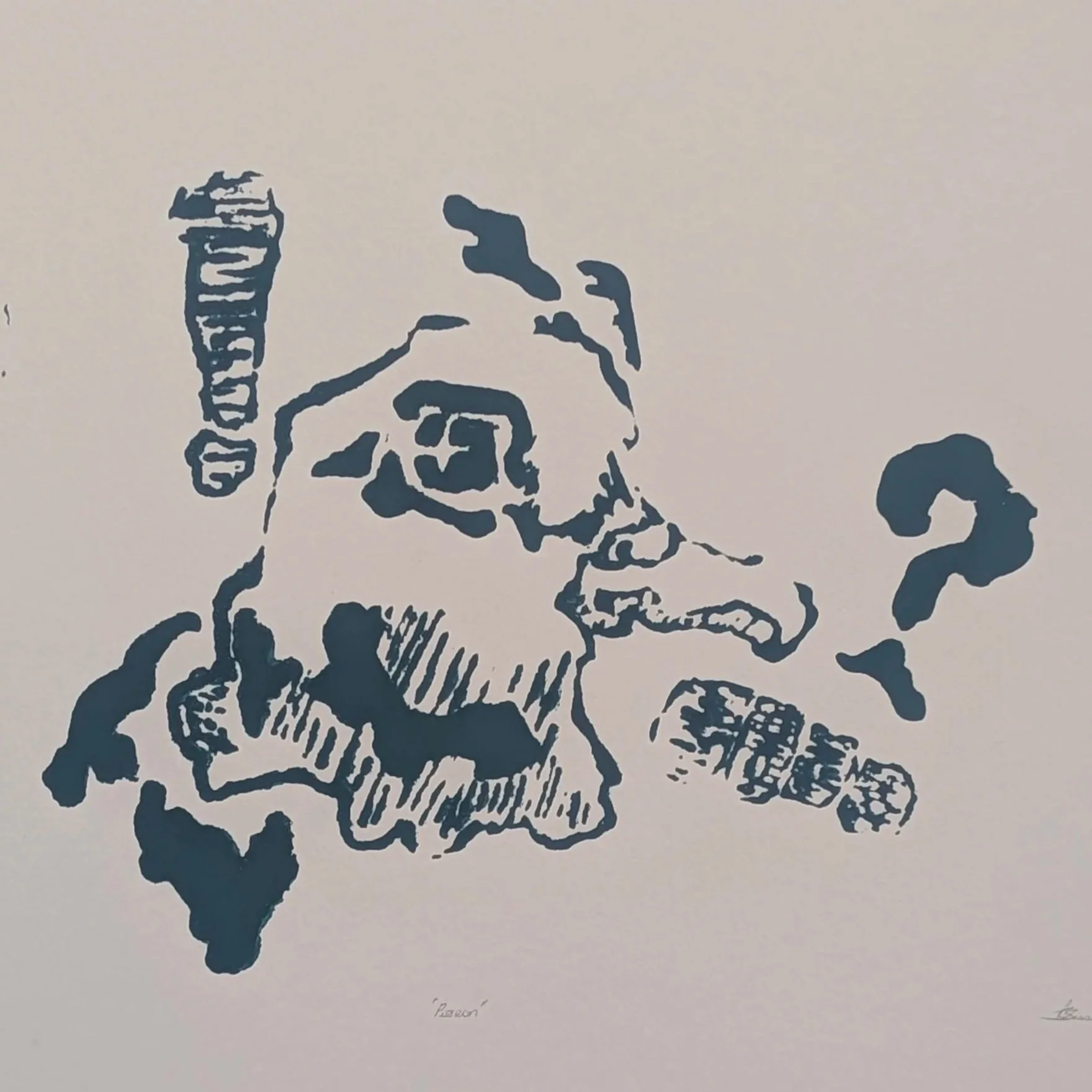 Pigeon — Silkscreen by Aurelia Cosette Sims