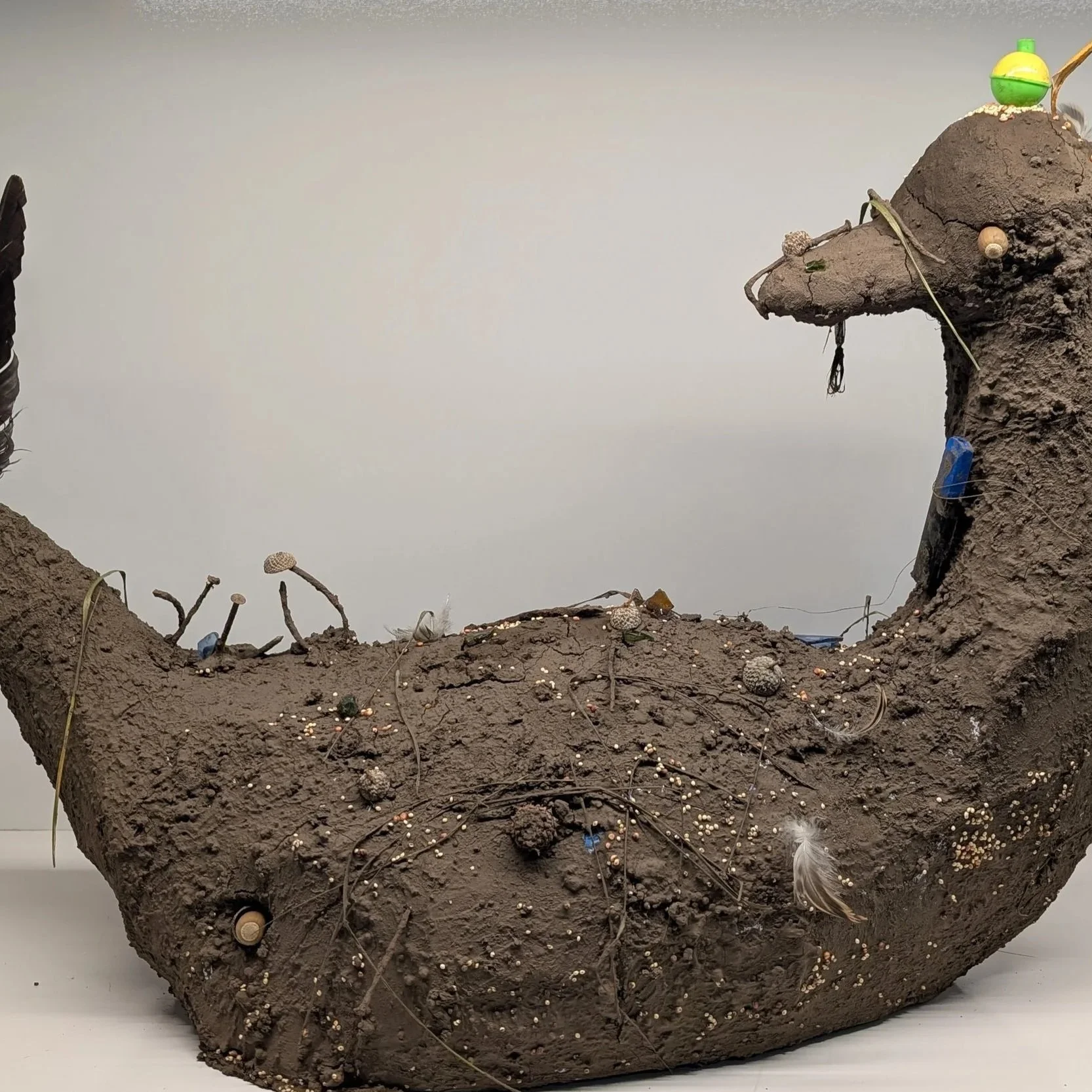 Untitled — Steel Rod & Found Materials by Aurelia Cosette Sims