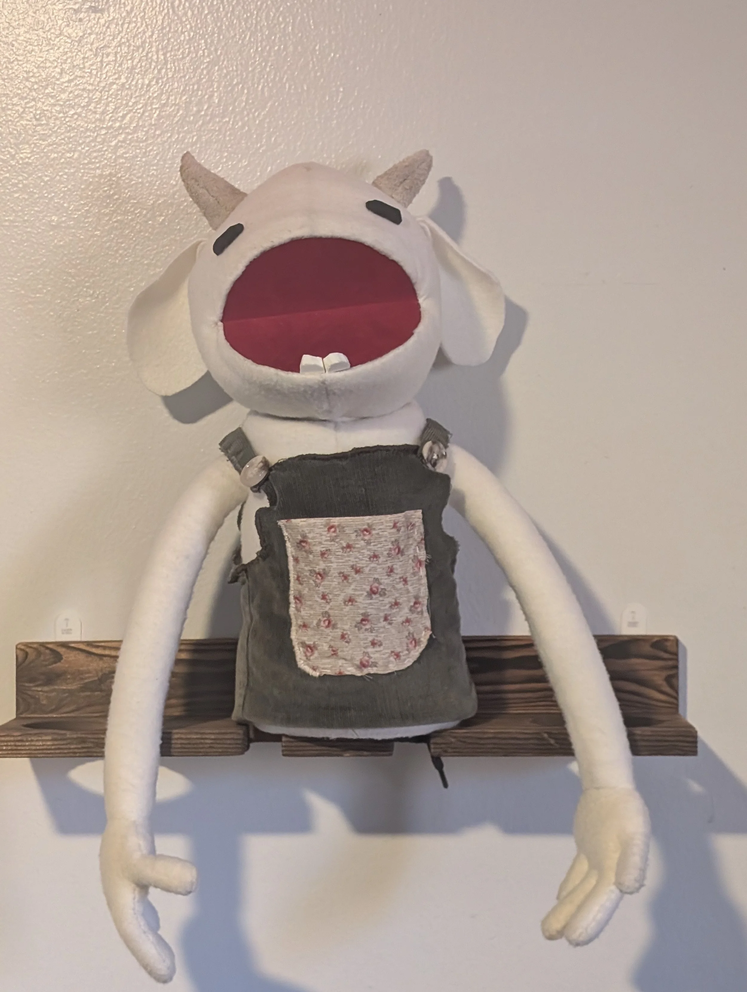 Vincent Van Goat — Rod Puppet by Aurelia Cosette Sims